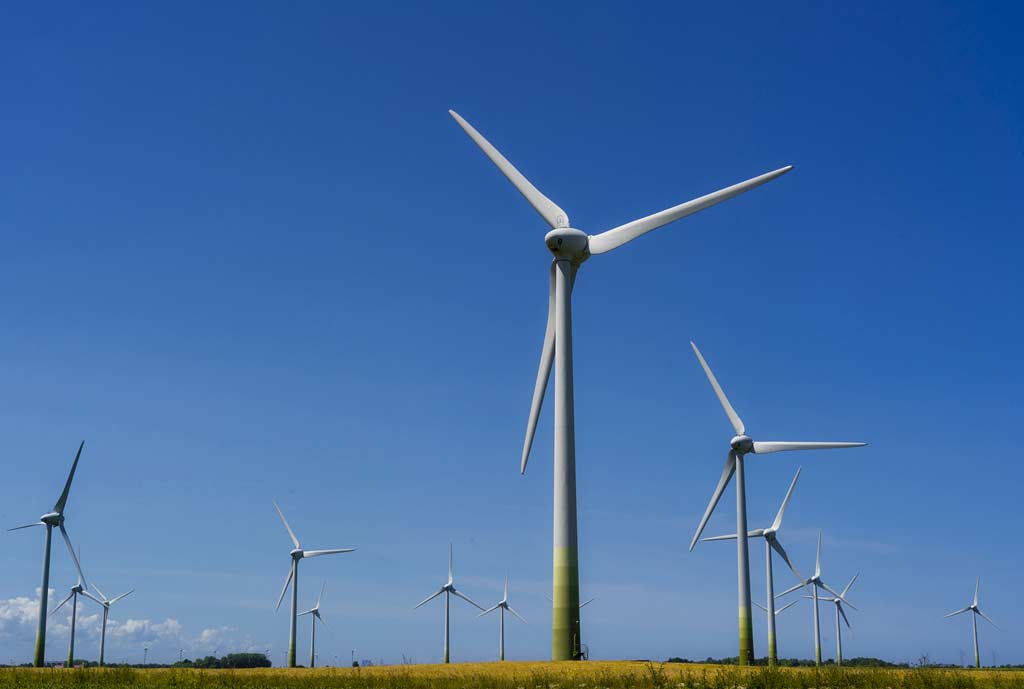 Windräder als Symbol für Nachhaltigkeit